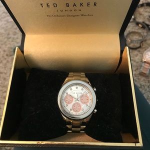 TED BAKER SILVER WATCH